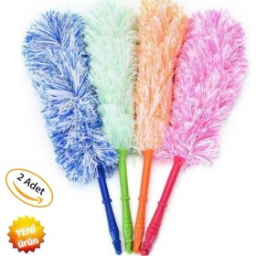 Resim Mediterian Manyetik mikrofiber toz alma püskülü, bükülebilir ve pratik kullanım, 2 adet 