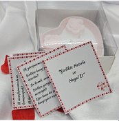 Resim Soya Wax Doğal Kalp Mum Gizli Mesajlı Sevgililer Gününe Özel 