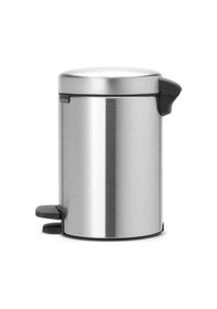 Resim Çöp Kovası, Pedallı, Soft, 3lt - Paslanmaz Çelik Paslanmaz Çelik 