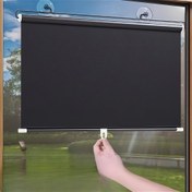Resim 2 Adet Vantuzlu Kolay Kurulum Karartma Perdeleri - Matkap Gerekmez, Mutfak, Banyo, Yatak Odası, Araba & Koridor Güneşlik için Modern PVC Kordonsuz Pencere Tedavileri, Işık Engelleme, Minimalist Tarz, Hafif Yapı, Ofis Alanları 