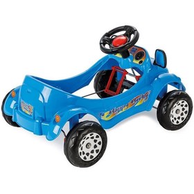 Resim PİLSAN 07 303 Pilsan Happy Herby Mavi - Pedallı Araba - Poşetli 