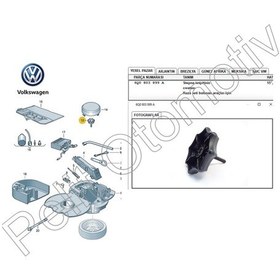 Resim Lupo 2002-2018 Stepne Sabitleme Civatası 6q0803899a 