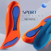 Resim 1 Çift EVA Yüksek Esneklikli Spor Tabanlık, Şok Emme, Nefes Alabilen, Kokuya Karşı Koruma, Teri Emici, Çeşitli Ayakkabılar İçin Rahat 