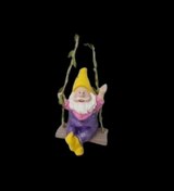 Resim Sallanan Cüce Eli Havada Mor Diğer 