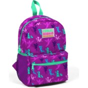 Resim Coral High Kids Koyu Pembe Peri Desenli Iki Bölmeli Yuva Sırt Çantası 23338 