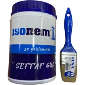 Resim İsonem Isonem L Şeffaf Güç Su Yalıtım Boyası 1 kg + Luna Kestirme Fırça No 2 