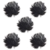 Resim Maiyame 5'li Set Mini Mikrofon Rüzgar Koruyucu - Yumuşak Kürklü Kapak Ey-m21 