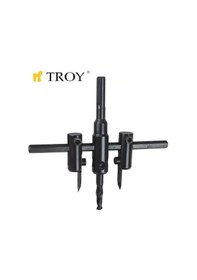 Resim Troy 27401 Ayarlanabilir Alçıpan Delme Seti 30-120 MM 
