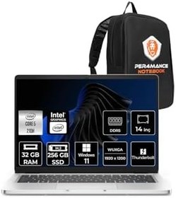 Resim Dell Pro 14 Intel Core 5 120U 32GB 256GB SSD Intel Graphics 14" WUXGA W11P Notebook & PER4 Çanta 