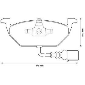 Resim Skoda Yeti Ön Fren Balata Zegen 1k0698151d 