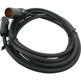 Resim Araç Çakmak Uzatma Kablosu 12-24 Volt 16AMPER 2 X1,5mm Ttr Bakır 3 Mt-Siyah 