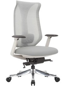 Resim Hunt Mobilya Roha Gri Kumaş Ofis Makam Koltuğu Gri 