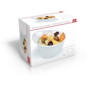 Resim Tish Beyaz Porselen Çerezlik Aperatif Tatlı Çerez Meyve Tabağı 