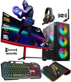 Resim Gamepage Elegant X20 I5-3470 16gb 256gb Ssd+1tb Hdd Gtx1050ti 24" 144hz Oyuncu Masaüstü Bilgisayar 