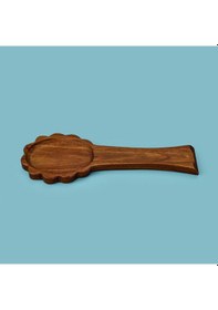 Resim Akasya Kaşık Altlığı - Kahverengi - 32 Cm 