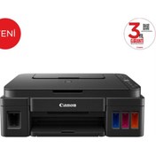 Resim Canon Wi-Fi + Tarayıcı + Fotokopi Renkli Pixma G3410 Çok Fonksiyonlu Tanklı Yazıcı 
