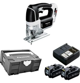 Resim PANASONIC EY4550LJ2G Akülü Dekupaj Testeresi (18V-5.0Ah Pil Seti - Systainer Çanta) 