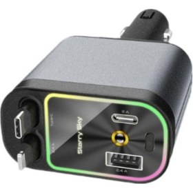Resim Suntek Araba Telefon Şarj Cihazı 12v/24v Yüksek Performanslı 15,5 Cm X 6,3 Cm X 3,3 Cm 