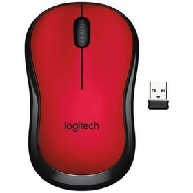 Resim Springsun Logitech M220 Kırmızı Kablosuz Sessiz Fare, 2.4ghz Optik Teknoloji, Ergonomik Tasarım, 1000 Dpı, Windows/mac Uyumlu Optik 