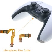 Resim Sony Playstation 5 Ps5 Kol Için 1 Çift Mikrofon Flex Kablo 