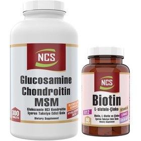 Resim Ncs Glucosamine Chondroitin Msm 300 Tablet + Ncs Biotin 60 Tablet 