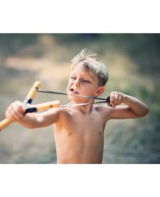 Resim Şıktek Oyuncak Sapan-Nostaljik Kuş Sapanı-El Yapımı Çam-Meşe-Söğüt Çatallı Köy Yapımı Doğal Sapan 