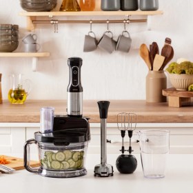 Resim 2000W Mutfak Robotu Siyah - Çok Fonksiyonlu Güçlü ve Dayanıklı Tasarım 