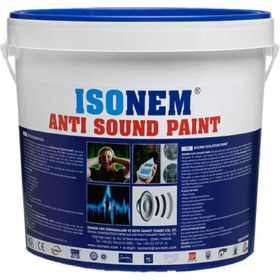 Resim Isonem Anti Sound Paint Ses Yalıtım Boyası 5 Lt Beyaz 