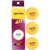 Resim Sportive Winner Masa Tenisi Pinpon Topu 3'lü 