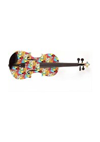 Resim Kinglos Kng Kt-1405 Keman 4/4 Üst Segment Ladin Ön Kapak, Pürüzsüz Klavye Geçişleri Ve Konser Performansı Uyumluluğu 