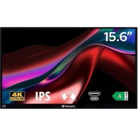 Resim Verbatım 15.6" IPS 32238 6ms Mhdmı-Typec Dokunmatik Taşınabilir Monitör 3840X2160 