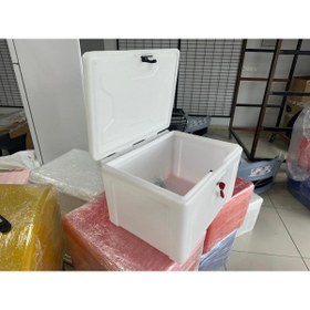 Resim Genel Markalar Motosiklet Pizza Servis Çantası Beyaz 90 Litre Köşeli 