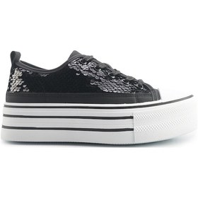 Resim Butigo 25s-002 5fx Siyah Kadın Sneaker 000000000101983260 Siyah 