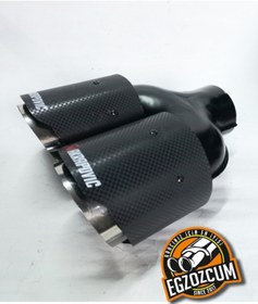 Resim Akrapovıç Içi Krom 90 Mm, Eşit Kesik Egzoz Ucu Eksoz -- 