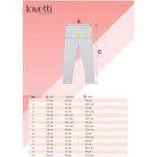 Resim Lovetti Kahverengi Kız Çocuk Tam Boy Düz Basıc Tayt Kahverengi 