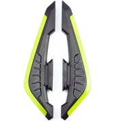 Resim Tongdashop Sarı 2 Adet Motosiklet Kanat Seti - Ön Spoiler Kanatçıklar Bobber Touring Dirt Bisikletler 