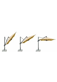 Resim Flexi Pole Nevada Yandan Gövdeli Şemsiye 300x300 Bej 