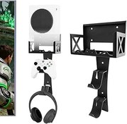 Resim BracNova Wall Mount Kit for Xbox Series S Accessories with Detachable Controller Stand 