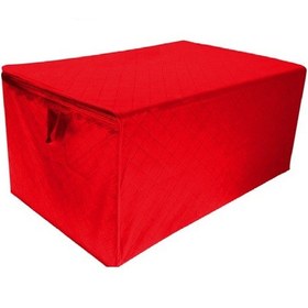 Resim Divanev 3 Adet Extra Telalı Kaliteli Yorgan Hurcu & 100x50x50 Cm Ölçüde Hurç Kırmızı Kırmızı 