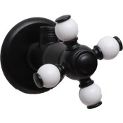 Resim Fkn Lpd Koç Taşlı Siyah Taharet Musluk 