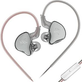 Resim Müzik Severler için KZ HiFi Kulak Kulaklık, KZ EDC X Dinamik Sürücü IEM Kulakiçi Kulaklık, Oyun ve Spor için Bütçe Kulaklıklar (Şeffaf 