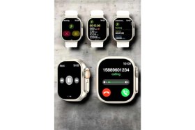 Resim MiraLive Suya ve Toza Dayanıklı 45 mm Akıllı Saat Bildirim ve Cevapsız Çağrı Görüntüleme 