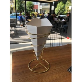 Resim Bubble Waffle Tutucu ,kızartma Raf Standı 