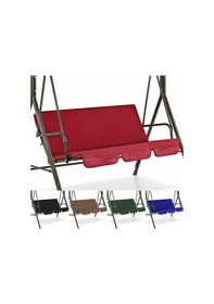 Resim Pazly Salıncak Kılıfı Su Geçirmez Katlanabilir Minder Sandalye Bahçe Avlu Patio Siyah Yedek Siyah 