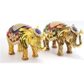 Resim Himarry Taşlı Tekli Fil Figürü 