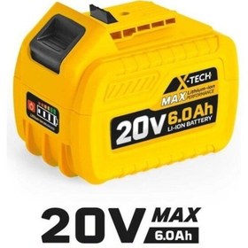 Resim Sgs 20 Volt Yedek Batarya Max 6.0Ah 