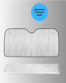 Resim Muratech Gelişmiş Yansıtıcılı Katlanabilir Araç Güneşliği Alüminyum & Süngerli İzolasyon Teknoloji 