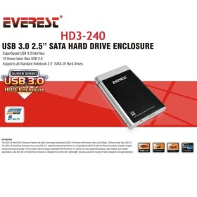 Resim Storemax HD3-240 Harici 2.5" USB 3.0 HDD Kutusu Siyah 