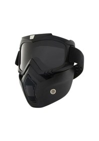 Resim Prosev Motosiklet Kask Maskesi Ve Gözlüğü Mkm Siyah 
