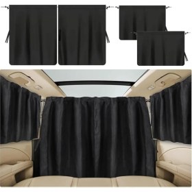 Resim Araç Içi Perde Araba Gizlilik Perdesi Oto Güneşlik Perde Seti 